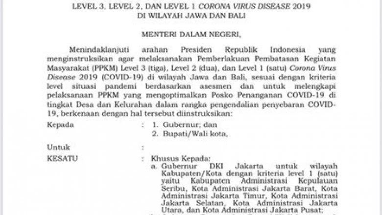 PPKM Diperpanjang, Kota Depok Masuk Level 1 