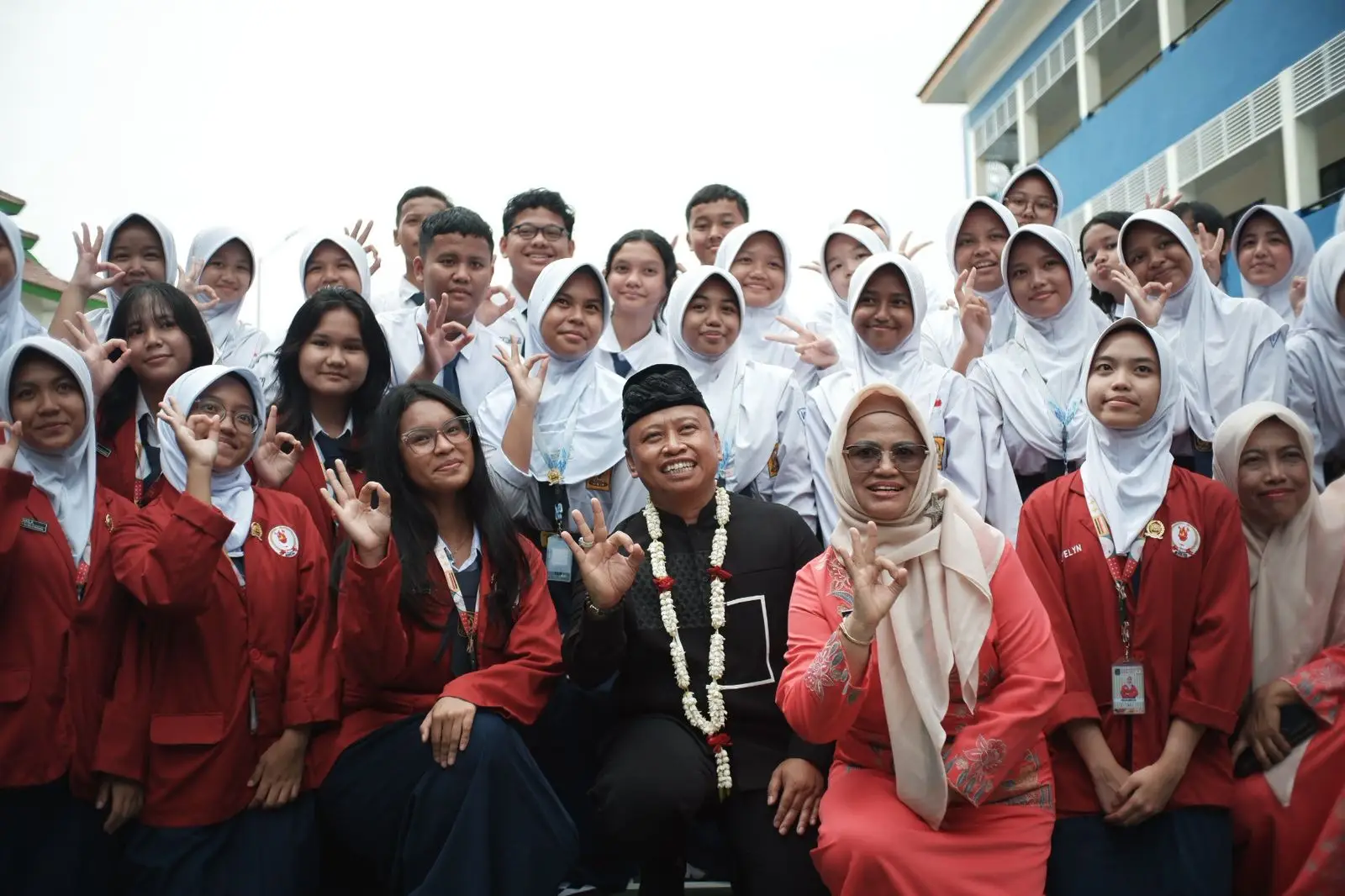 Supian Suri Jawab Harapan Siswa, Gedung Baru SMPN 3 Depok Resmi Berdiri