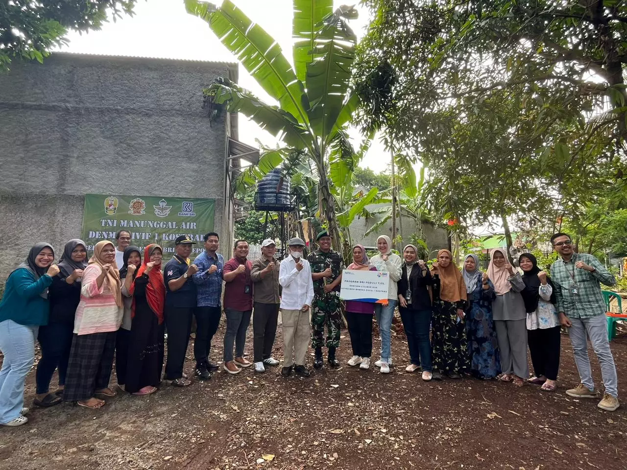 TNI Manunggal Air Bangun Dua Sumur Bor untuk Warga Cilodong