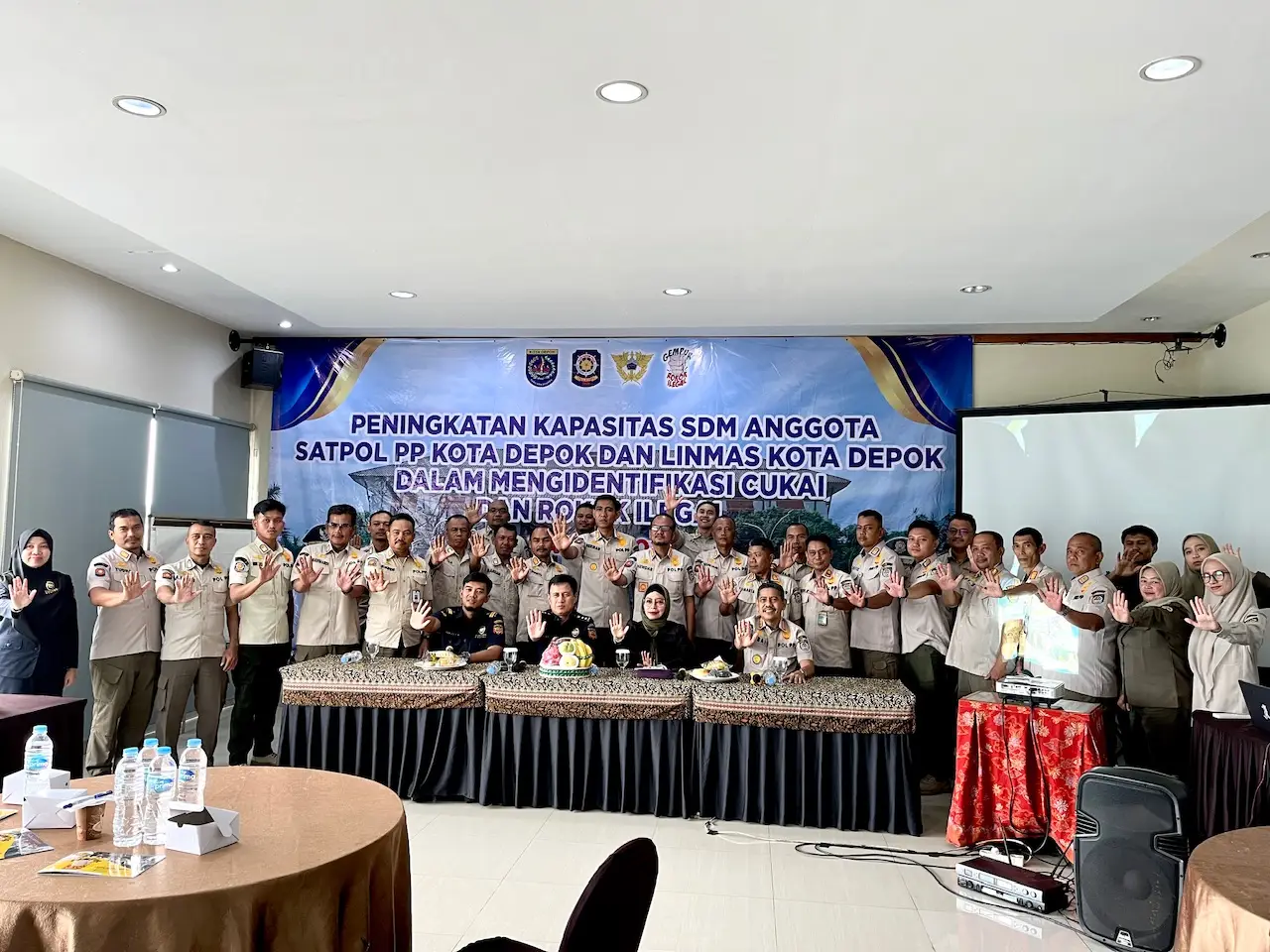 Satpol PP Depok Tingkatkan Kapasitas SDM Lewat Bimtek DBHCHT, Berantas Cukai dan Rokok Ilegal
