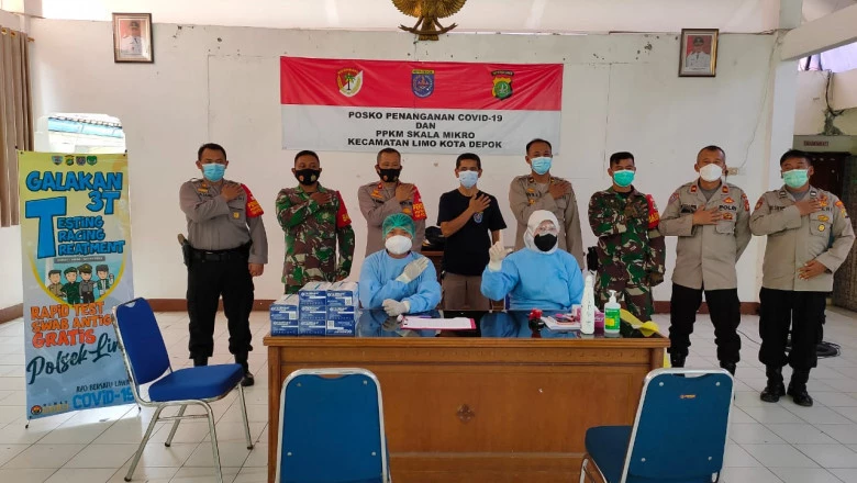 Setiap Hari Puskesmas Limo Gelar Swab Antigen untuk Warga Balik dari Mudik