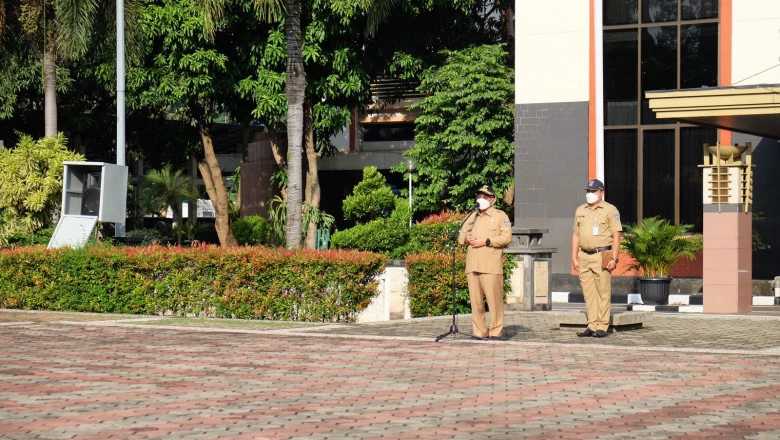 Pimpin Apel Pagi, Wali Kota Depok Sampaikan Sejumlah Pesan Bagi ASN