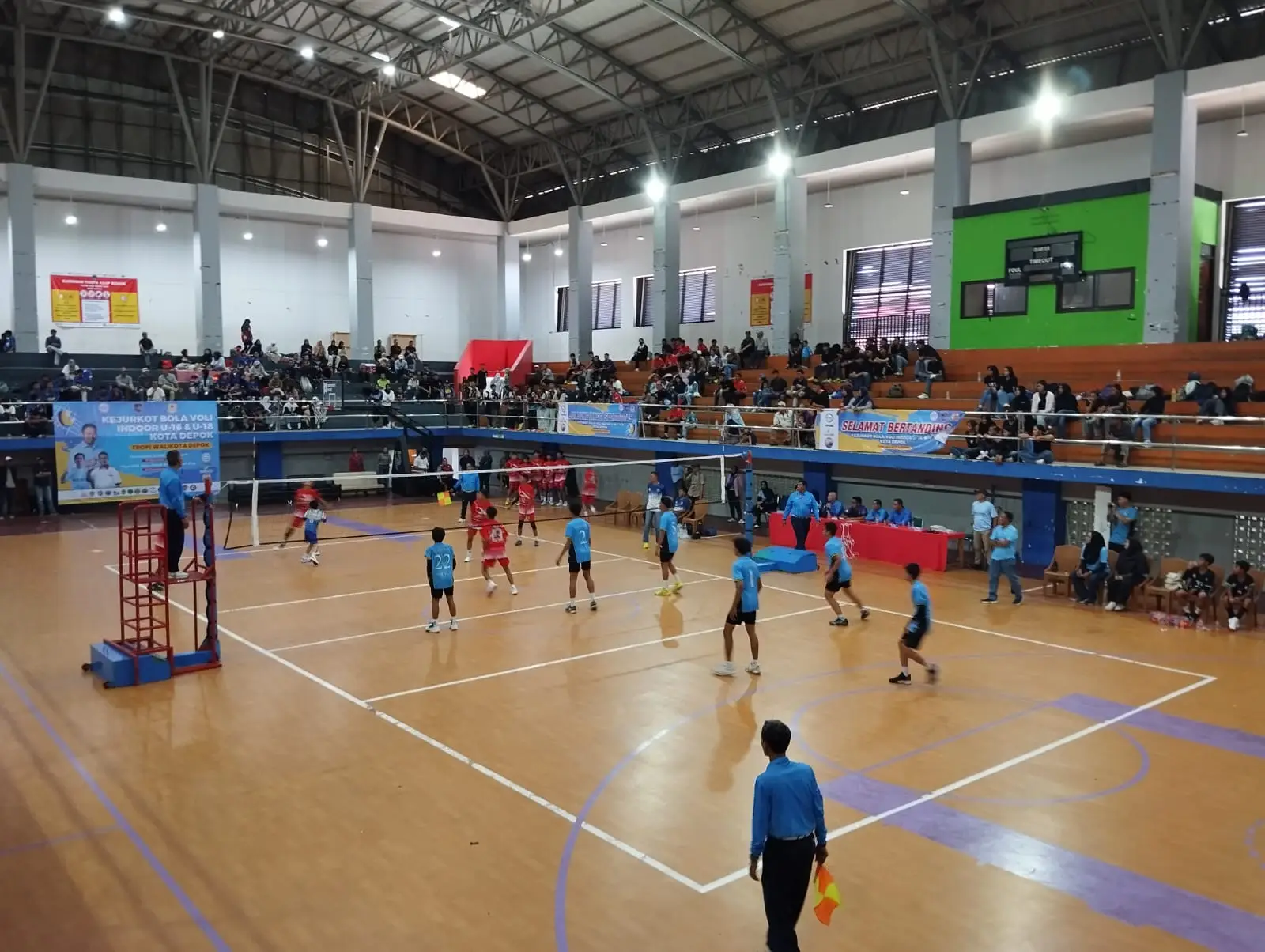 Kejurkot Bola Voli U-16 dan U-18 Kota Depok 2025 Resmi Dimulai