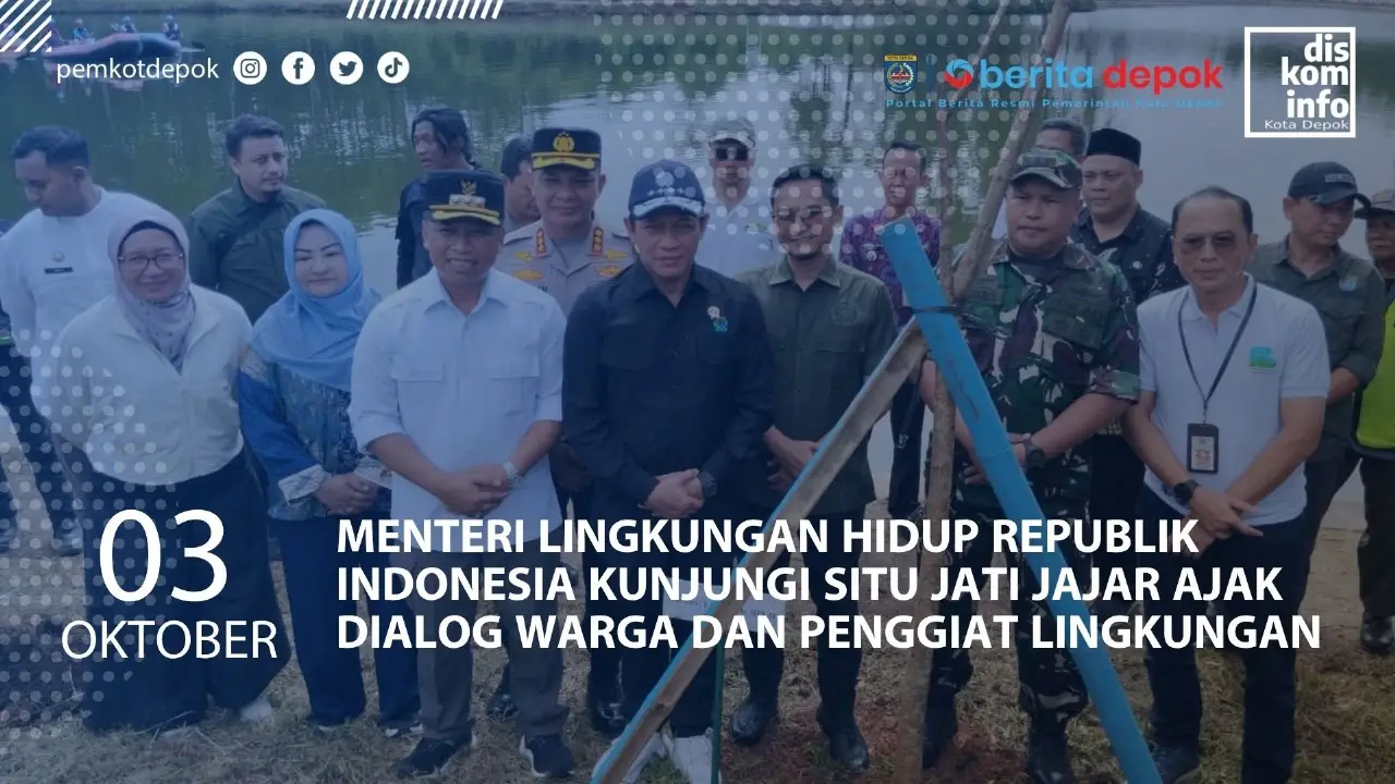 Kunjungan Menteri Lingkungan Hidup ke Situ Jatijajar