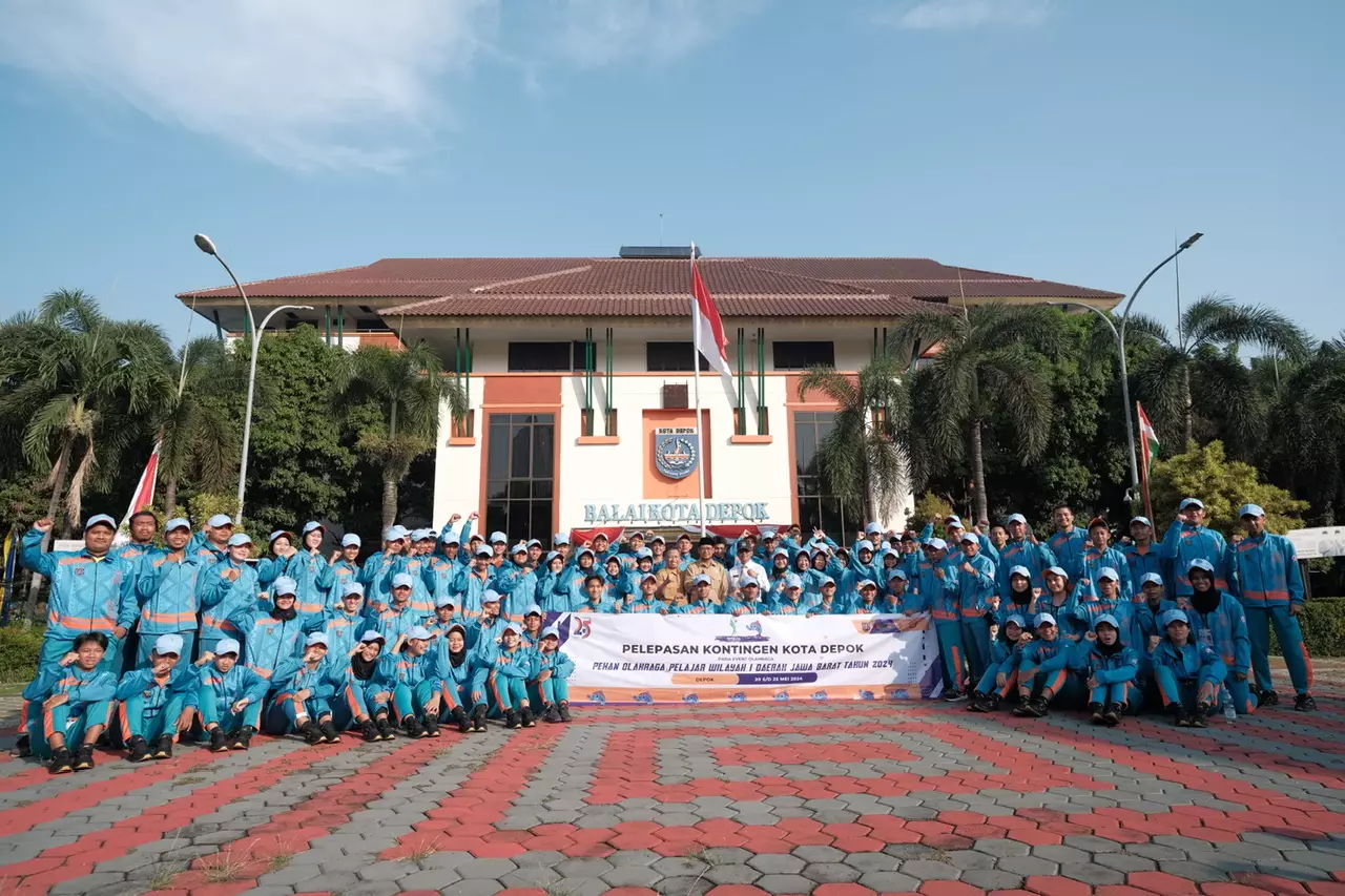 Wakil Wali Kota Lepas Kontingen Depok di POPWILDA Jabar 2024