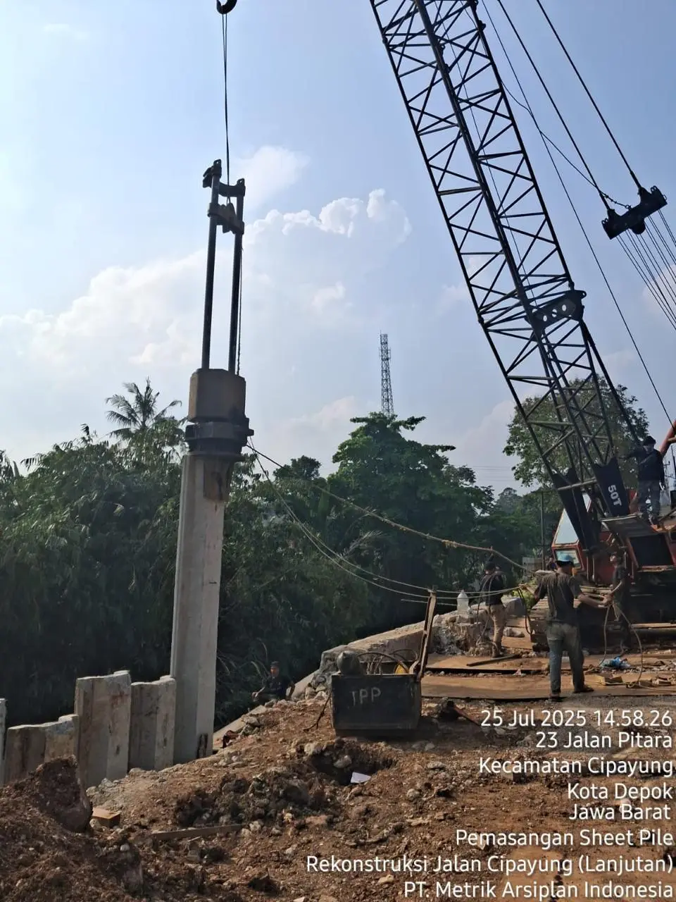 DPUPR Rekonstruksi Jalan Cipayung-Pitara Tahap III