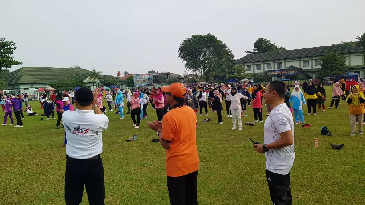 Hadiri Senam Bersama di Jatijajar, Bang Imam Jelaskan Soal Manfaat KDS
