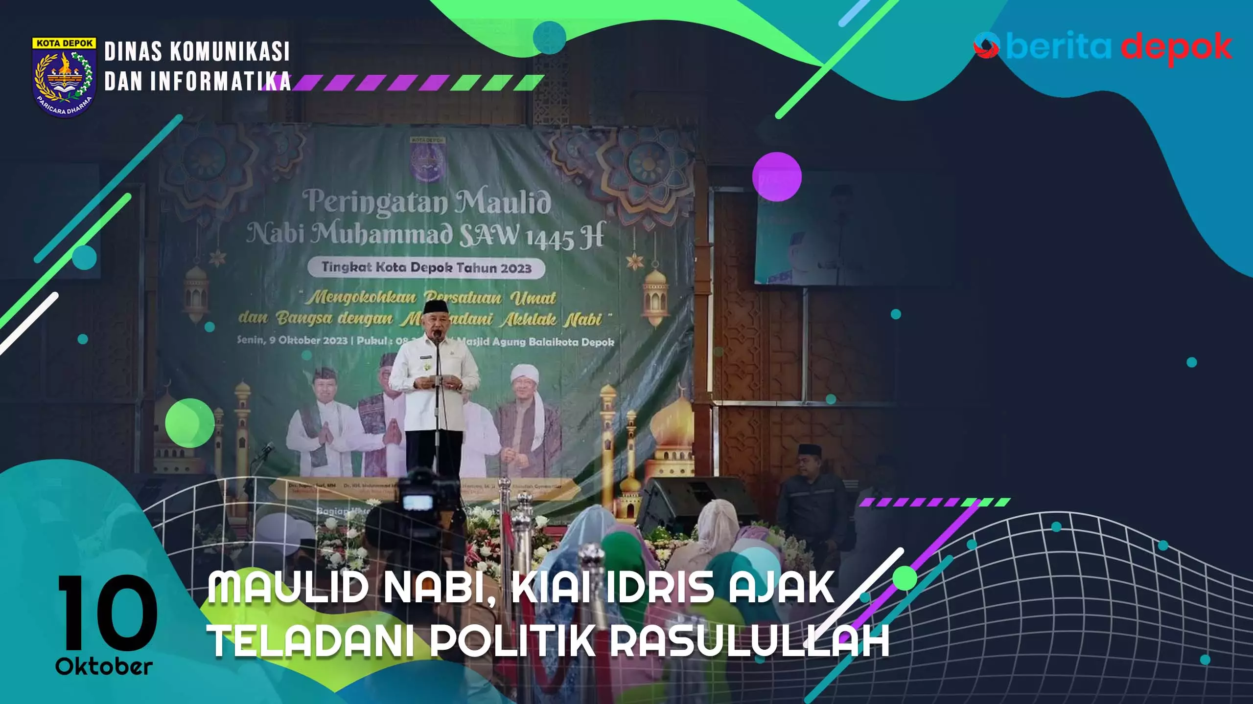 Video: Maulid Nabi, Kiai Idris Ajak Teladani Politik Rasulullah