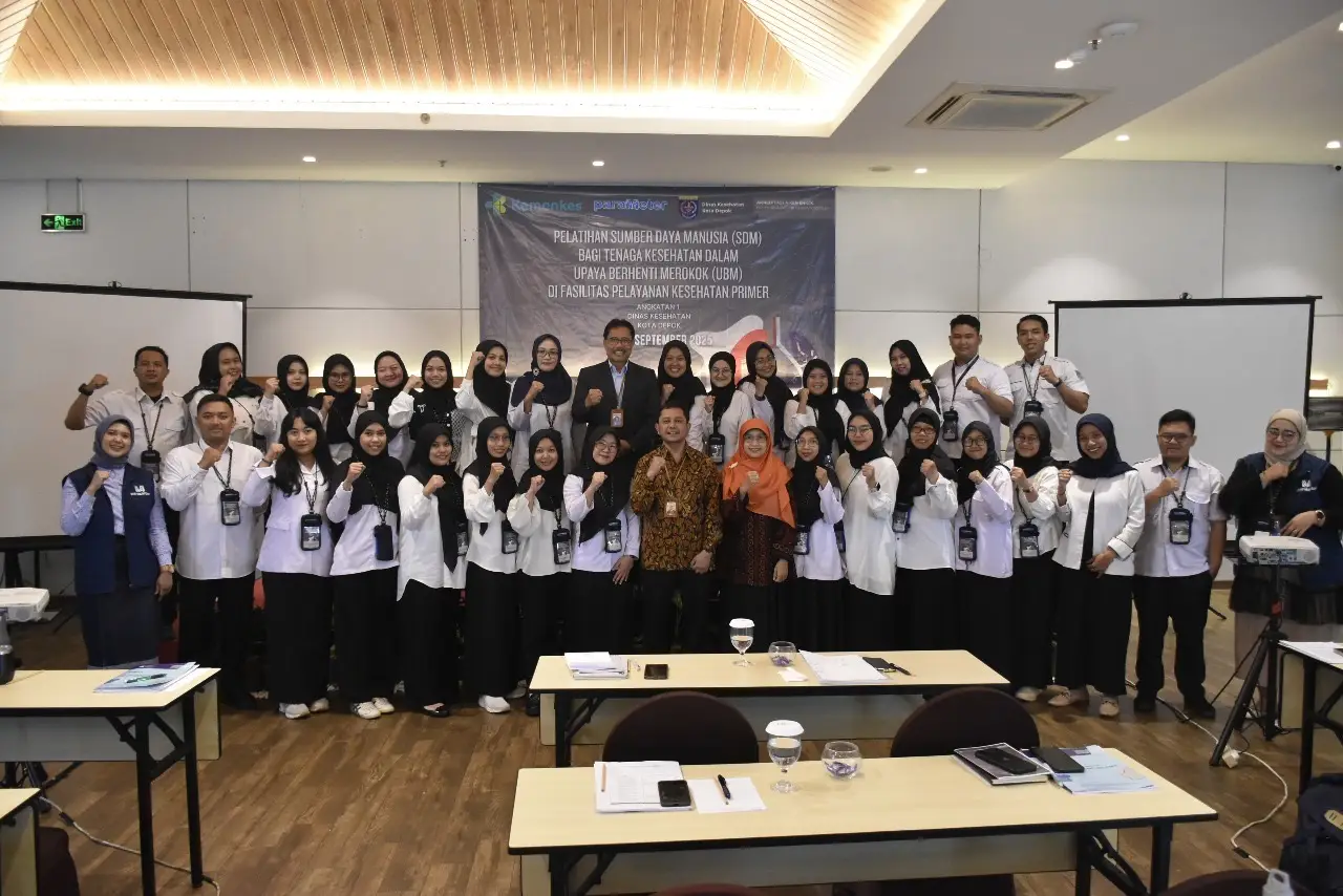 Dukung Layanan Berhenti Merokok, Puluhan Nakes di Depok Dapat Pelatihan Konselor UBM