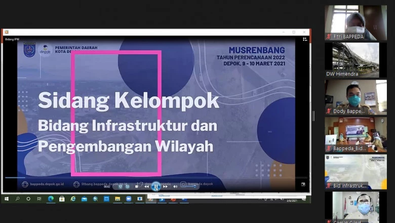 Musrenbang Bidang IPW Bappeda Kota Depok Tahun 2021