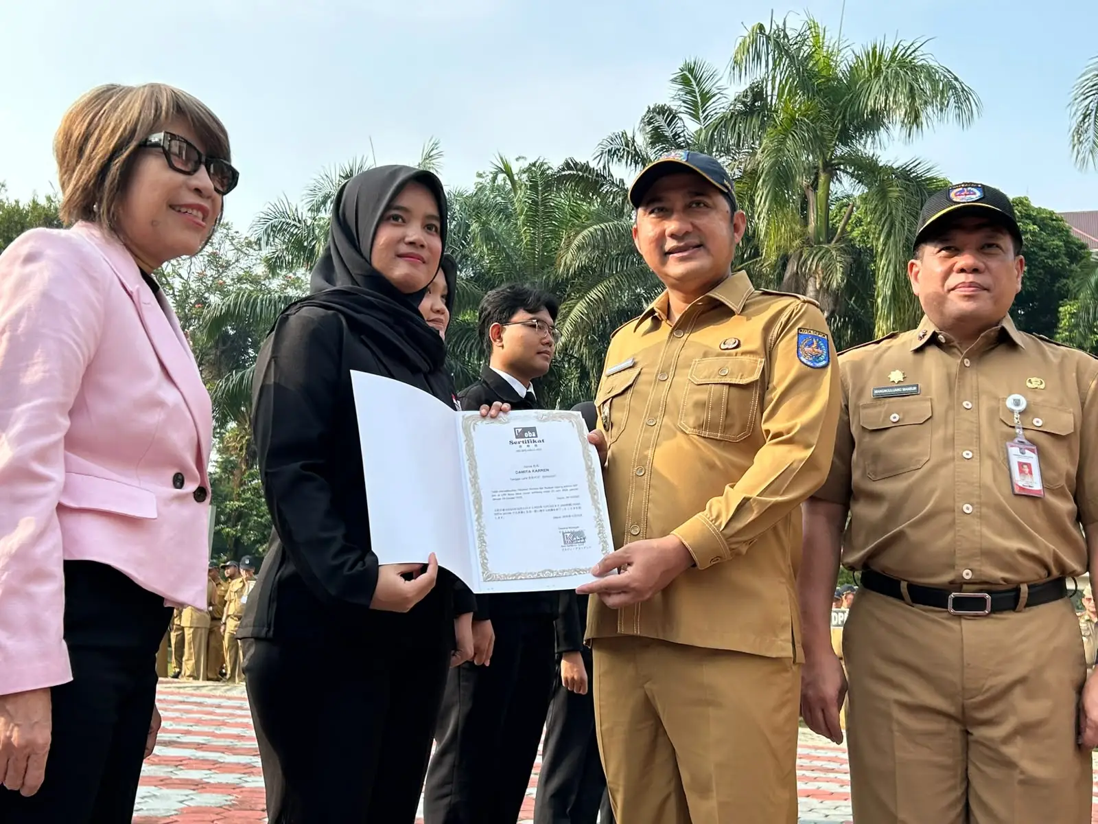 Wawalkot Depok Lepas Peserta Magang ke Jepang, Pesan Jaga Nama Baik Daerah
