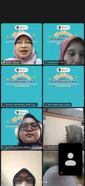 Peringati Hari Kesehatan Jiwa Sedunia, Dinkes Depok Adakan Webinar
