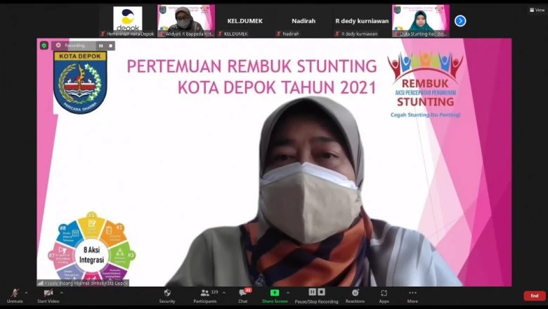 Pertemuan Rembuk Stunting Kota Depok Tahun 2021
