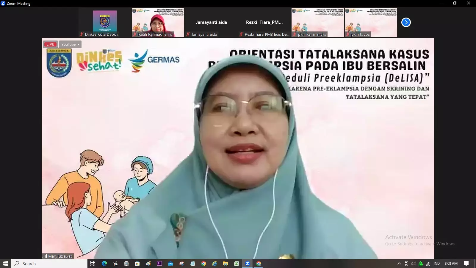 Turunkan AKI AKB, Dinkes Depok Adakan Orientasi Tatalaksana Kasus Preeklampsia pada Ibu Bersalin