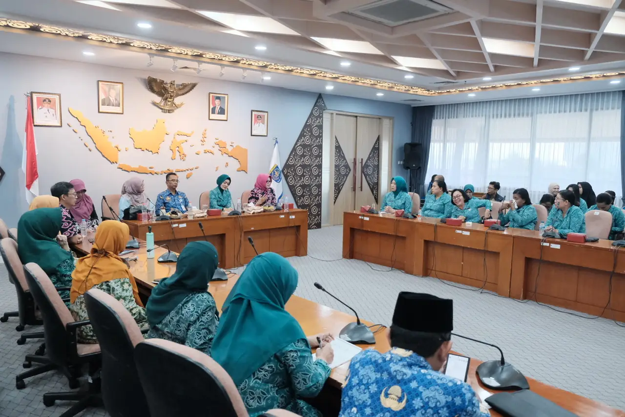 TP-PKK Kota Depok Terima Kunjungan TP-PKK Provinsi Papua Selatan