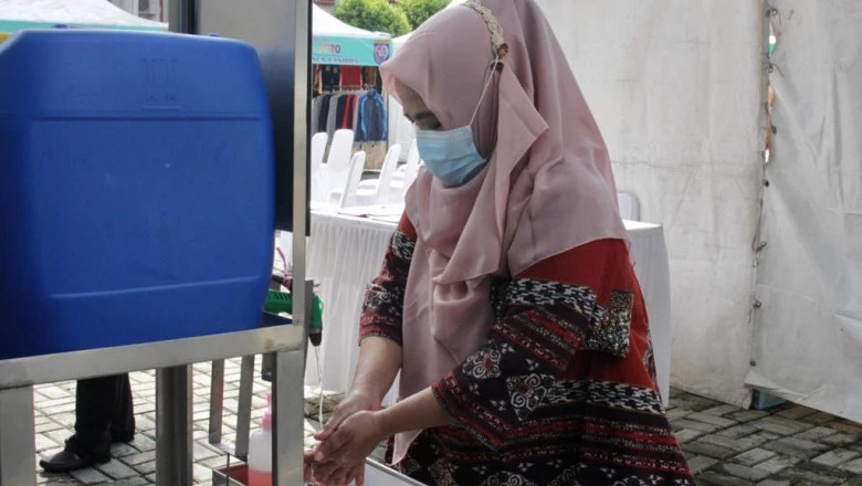 Terapkan Protokol Kesehatan, Peserta dan Pengunjung Cipayung Expo Jalankan 3M