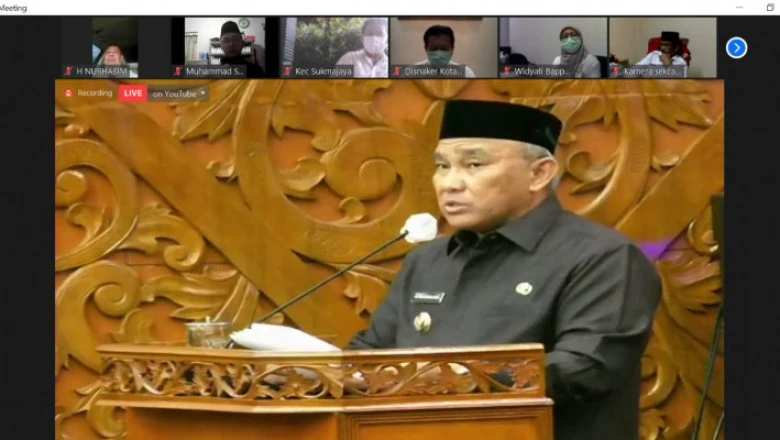  Wali Kota Sampaikan LKPJ Tahun Anggaran 2020 