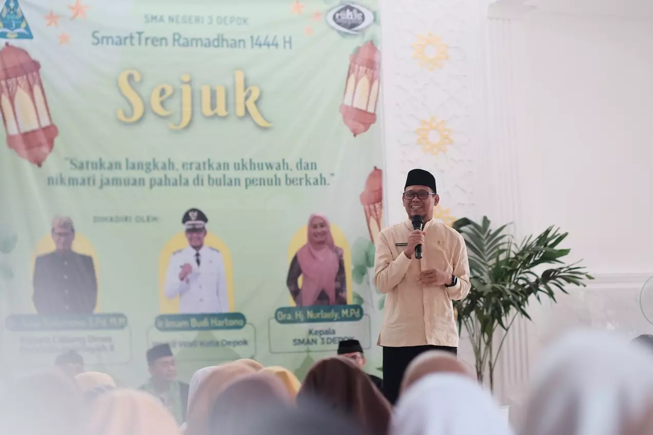 Wakil Wali Kota Hadiri Sanlat SmartTren Ramadan SMA Negeri 3 Depok