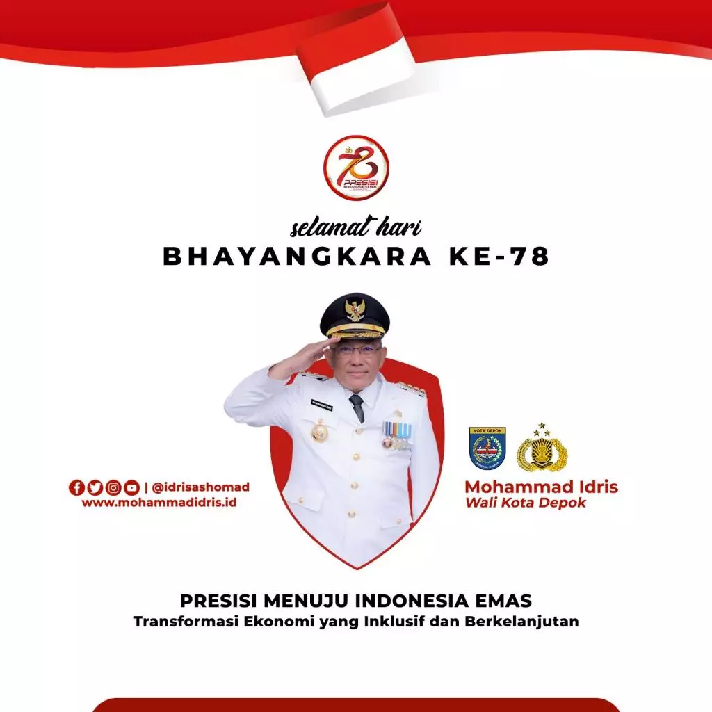 Wali Kota Depok Tegaskan Percepatan Transformasi Ekonomi dalam Momen HUT Bhayangkara ke-78