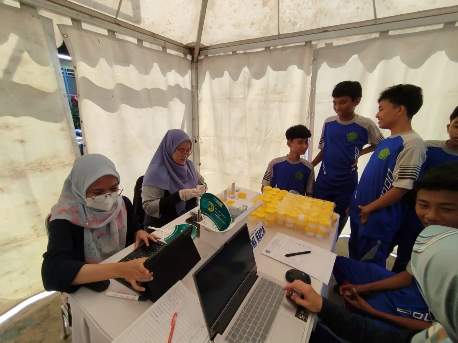 Deteksi Dini Penyalahgunaan Narkoba, Puluhan Pelajar Yappa Jalani Skrining Pemeriksaan NAPZA