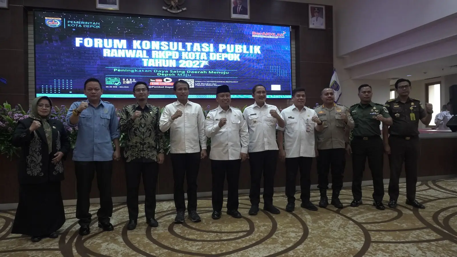 SPI 2025 Depok Melonjak 10 Poin, KPK Apresiasi Kepemimpinan Supian–Chandra