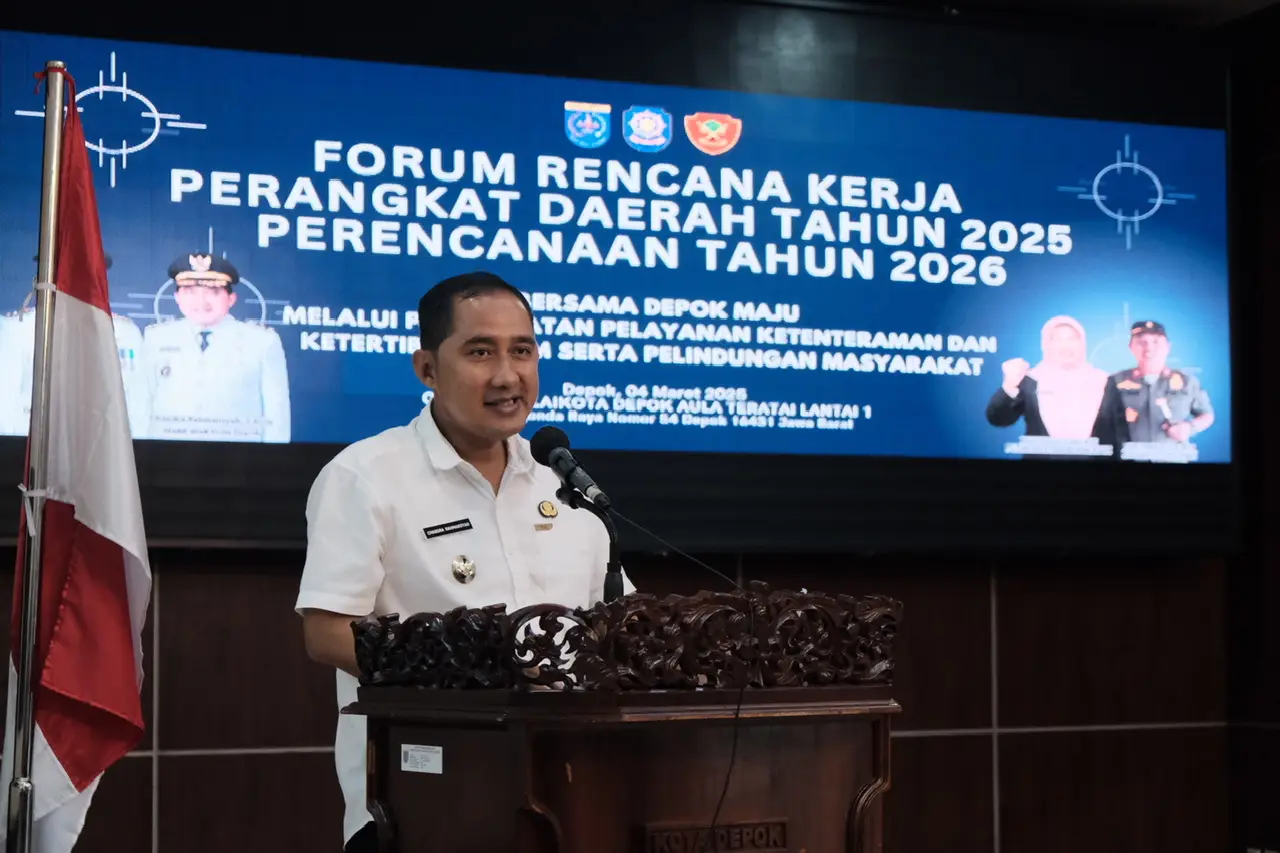 Wakil Wali Kota Depok Hadiri Forum Renja Satpol PP