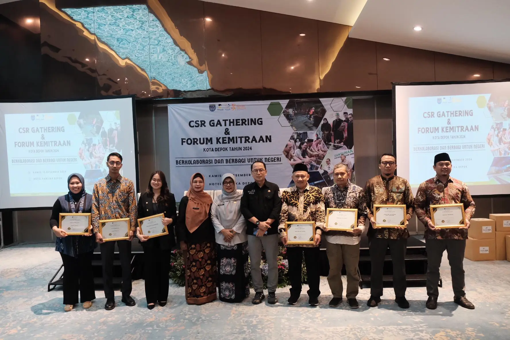 Delapan Perusahaan dan Lembaga ZISWAF di Depok Diberi Penghargaan
