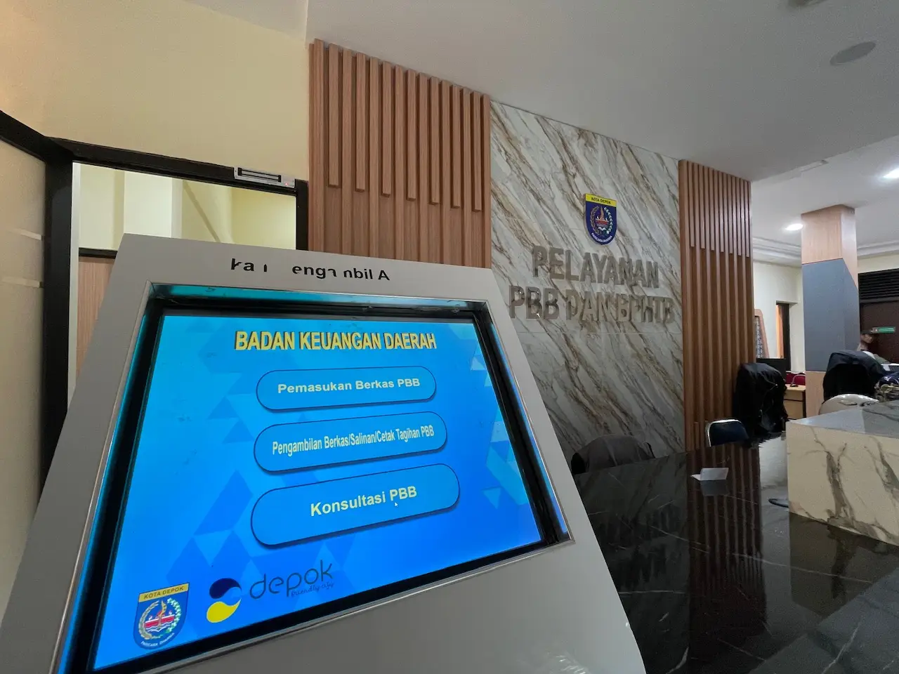 Rampung Direhabilitasi, Gedung Pelayanan PBB Balai Kota Depok Kini Lebih Nyaman