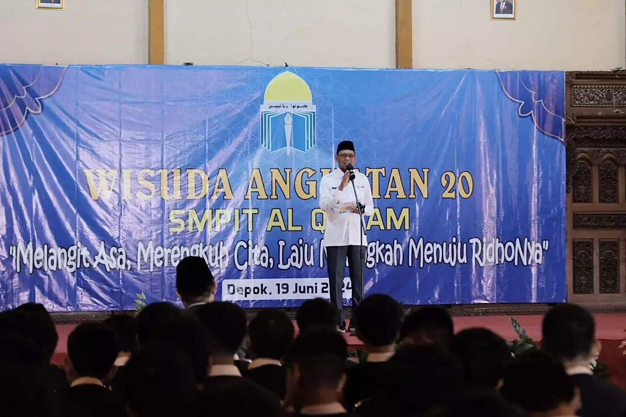 Wakil Wali Kota Depok Hadiri Wisuda Angkatan 20 SMPIT Al Qalam