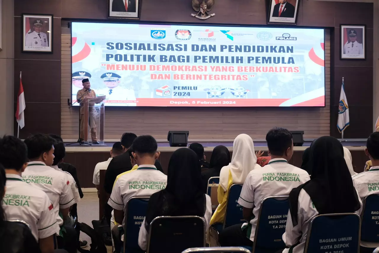 Wali Kota Depok Hadiri Sosialisasi dan Pendidikan Politik Bakesbangpol
