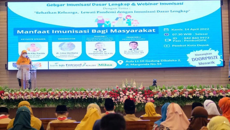 Dinkes Gelar Gebyar Imunisasi Dasar Lengkap dan Webinar Imunisasi