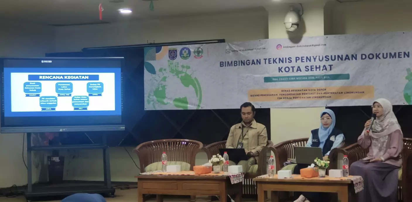 Dinkes Depok Adakan Bimtek Penyusunan Dokumen Kota Sehat, Bidik Swasti Saba Wistara 2025