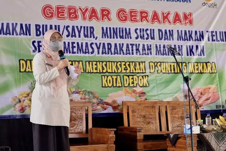 Sukseskan Program Dsunting Menara, DKP3 Luncurkan Gerakan Makan Buah Sayur
