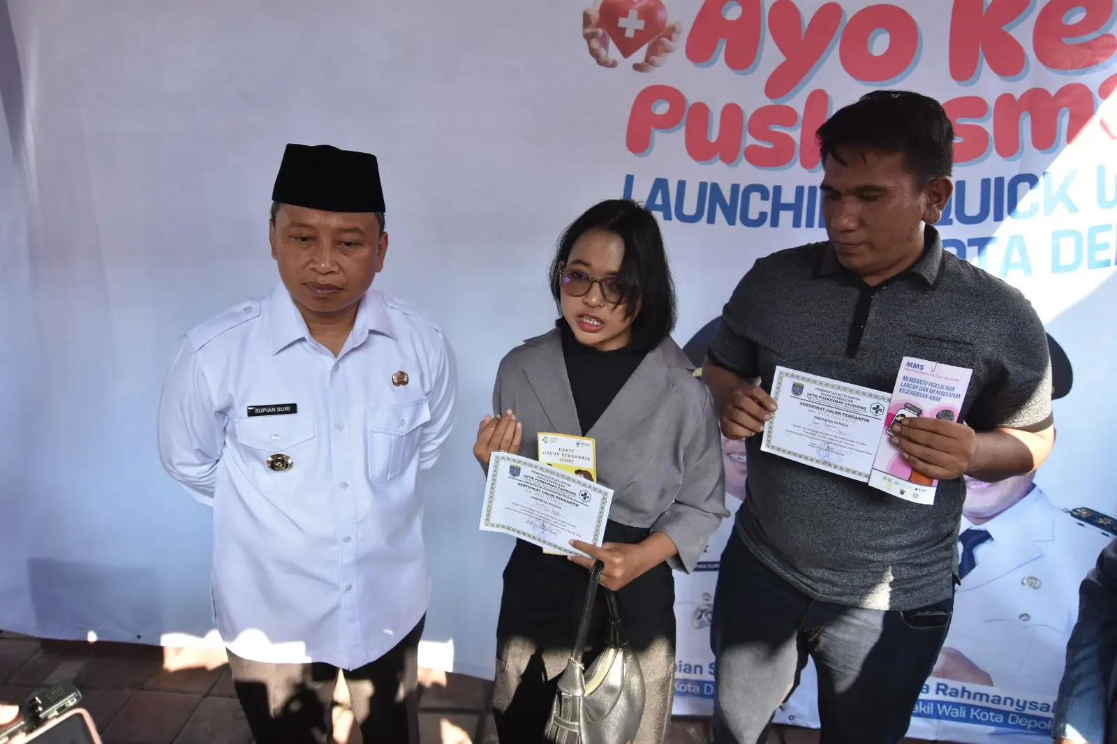 Pastikan Kesehatan Fisik dan Mental, Pemkot Depok Launching Pemeriksaan Kesehatan Catin Gratis