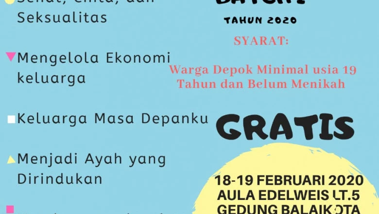 Sebelum Jadi Orangtua, Yuk Ikuti Sekolah Pra Nikah