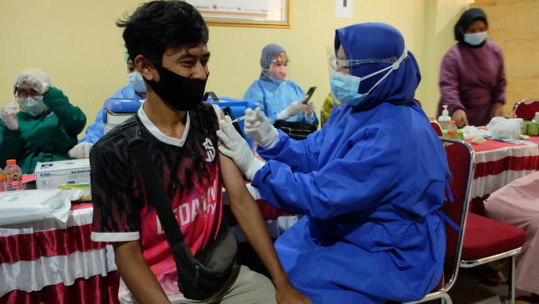 Gebyar Vaksin Kota Depok Dosis 2 di Kecamatan Sawangan