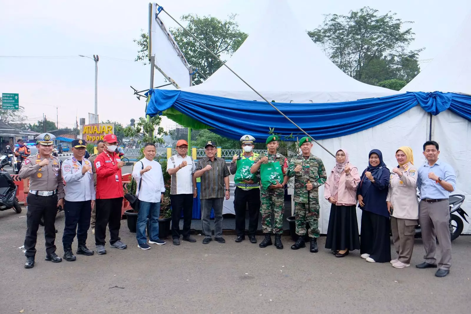Pantau Pos Pengamanan Lebaran 2023, Wali Kota Sebut Situasi Depok Aman Terkendali