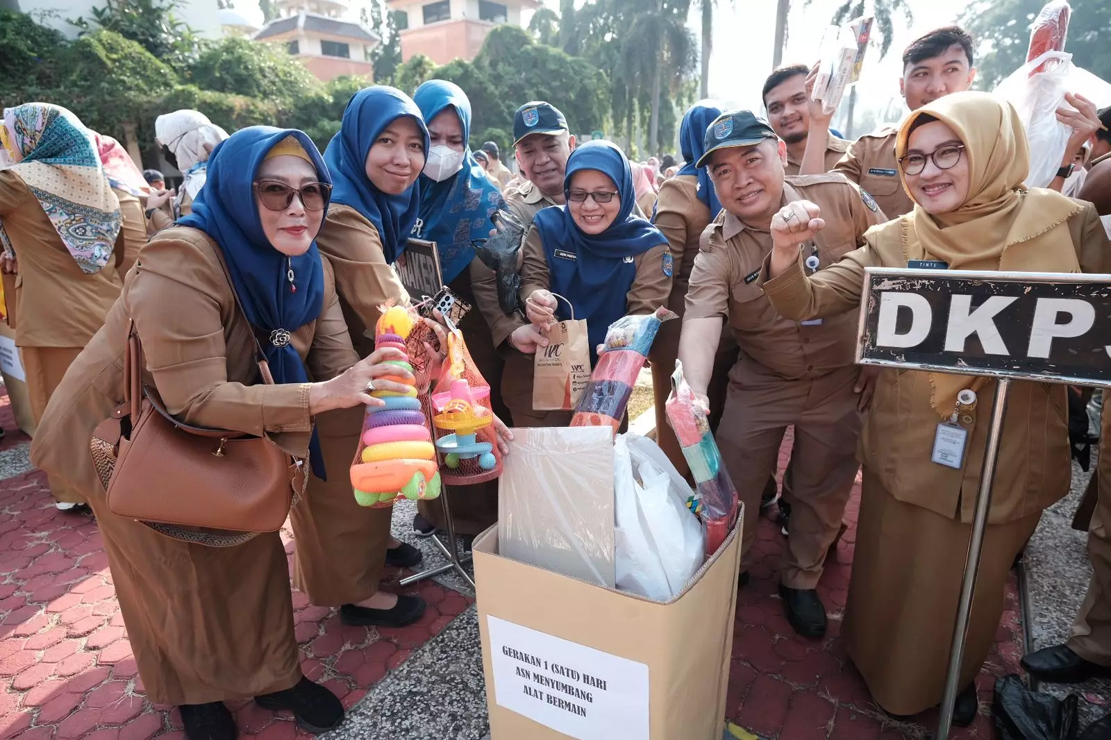 Sumbang Alat Bermain, ASN Depok Peduli Tumbuh Kembang Anak