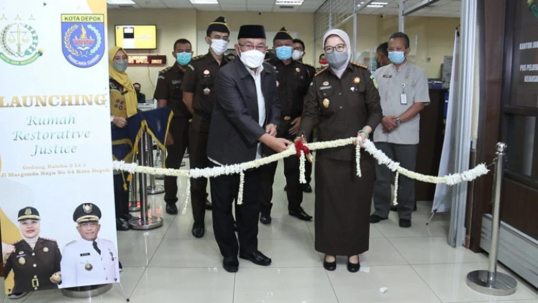 Wali Kota Resmikan Rumah RJ Kejari Depok