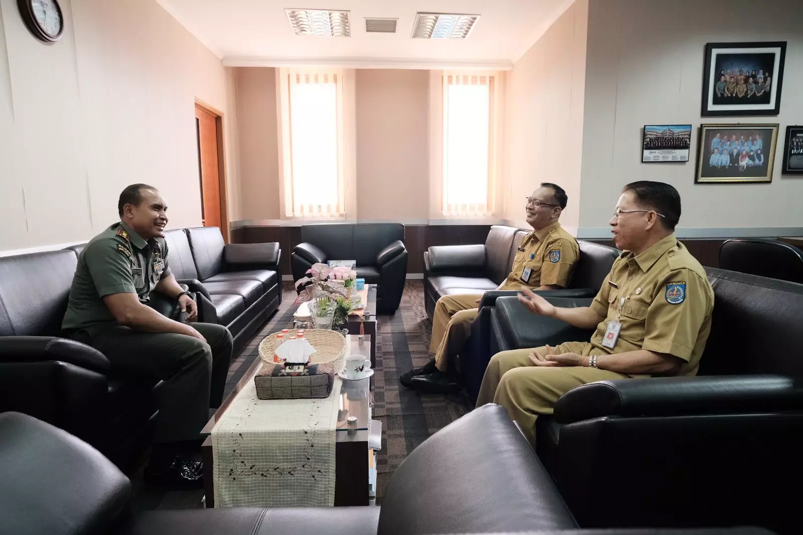 Dandim Depok Sambangi Kantor Diskominfo, Ini Tujuannya