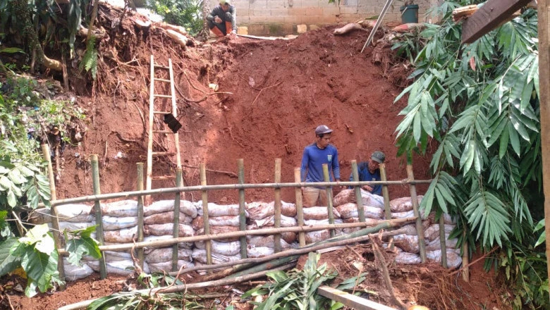 Longsor di RW 10 Kelurahan Cilangkap Sudah Ditangani DPUPR
