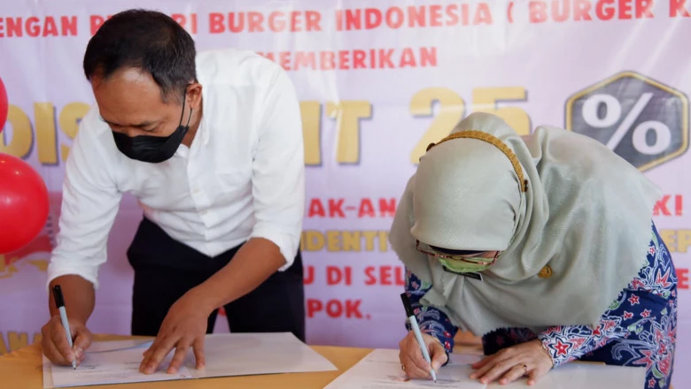 Teken Kerja Sama dengan Disdukcapil Depok, Burger King Beri Diskon 25 Persen Bagi Pemilik KIA