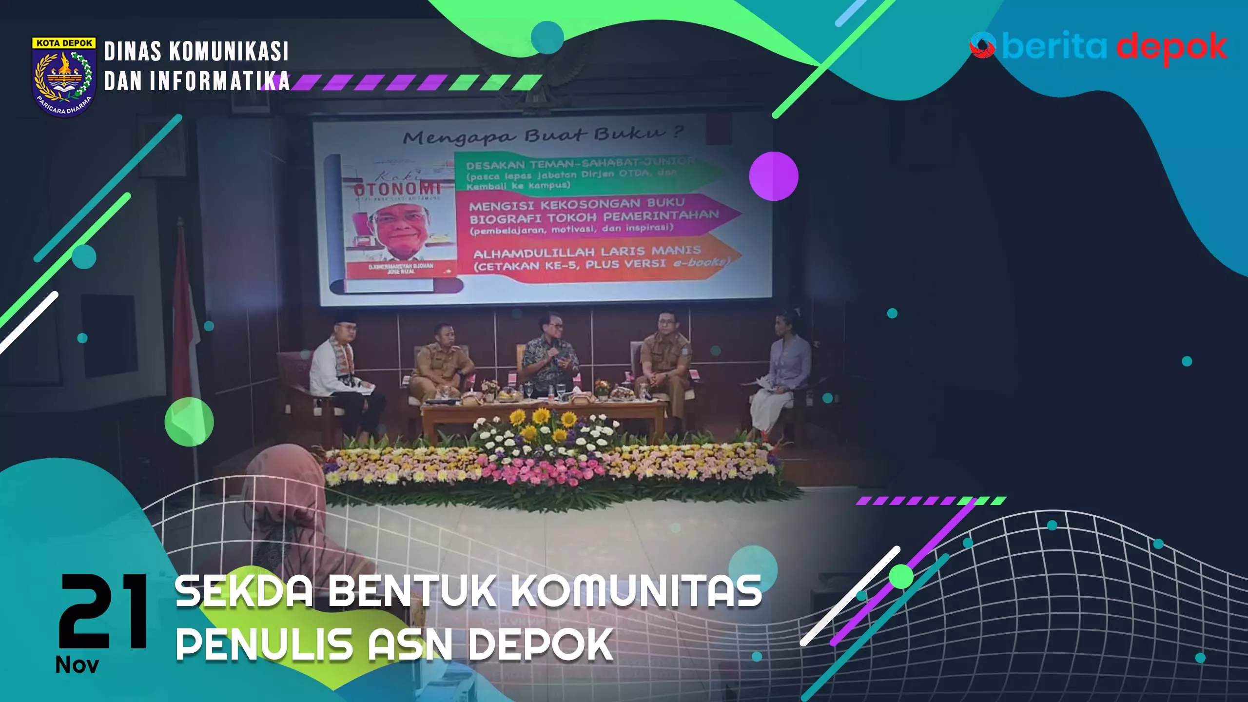 Video: Sekda Bentuk Komunitas Penulis ASN Depok