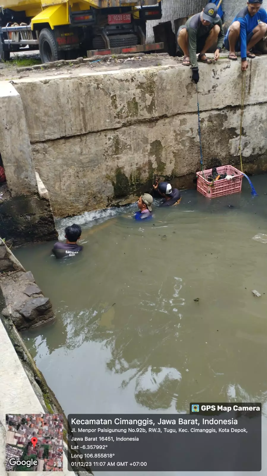 Belasan Regu Satgas DPUPR Fokus Normalisasi Situ dan Kali
