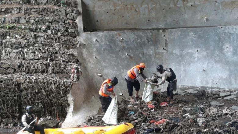Pemkot Apresiasi Polres Metro Depok dan Sahabat Ciliwung Antisipasi Banjir 