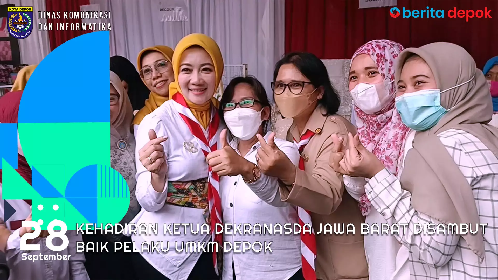 Video: Kehadiran Ketua Dekranasda Jawa Barat Disambut Baik Pelaku UMKM Depok