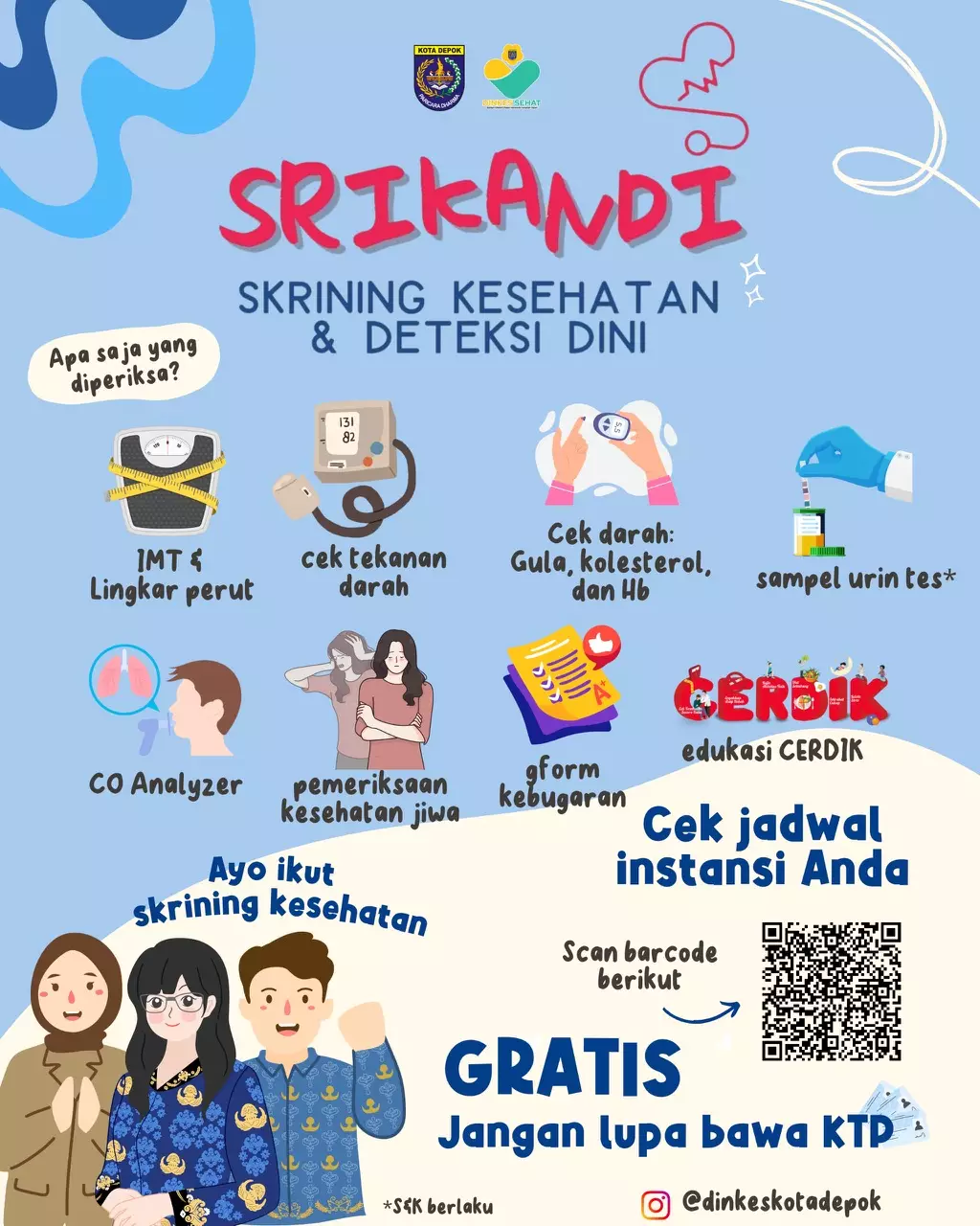 Bulan K3 Nasional, Dinkes Depok Adakan SRIKANDI Bagi ASN