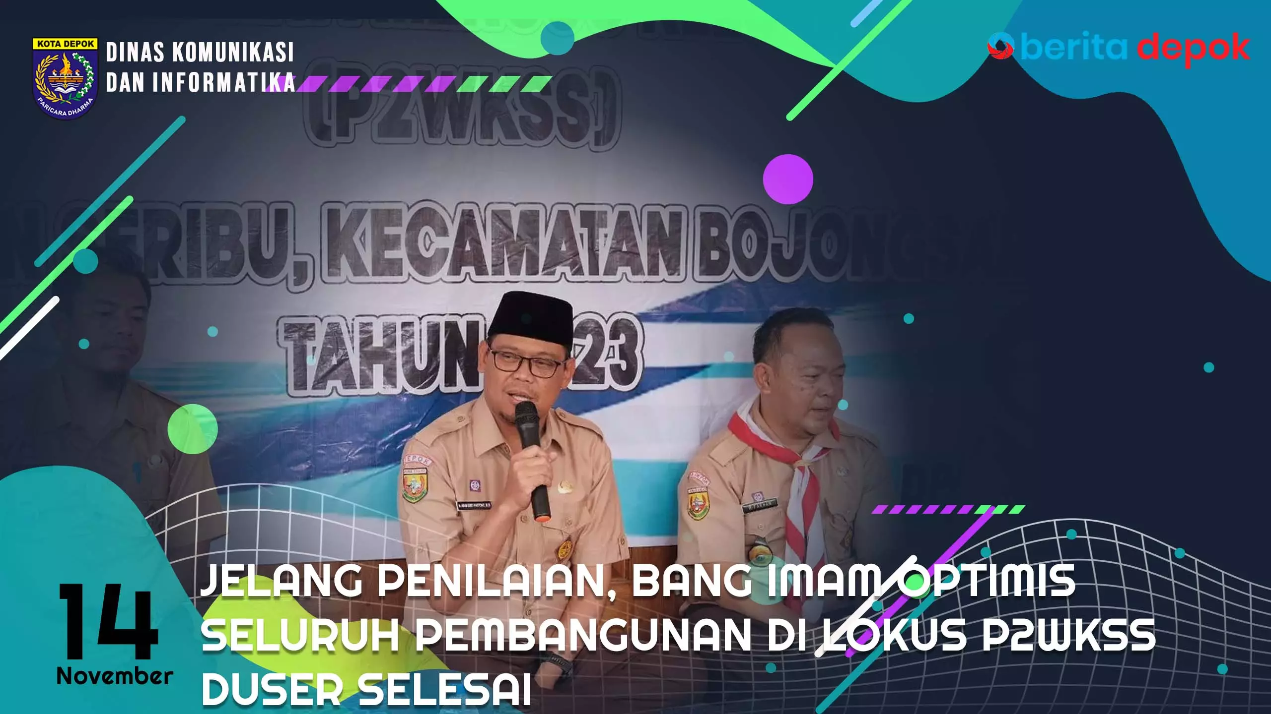 Video: Jelang Penilaian, Bang Imam Optimis Seluruh Pembangunan di Lokus P2WKSS Duser Selesai