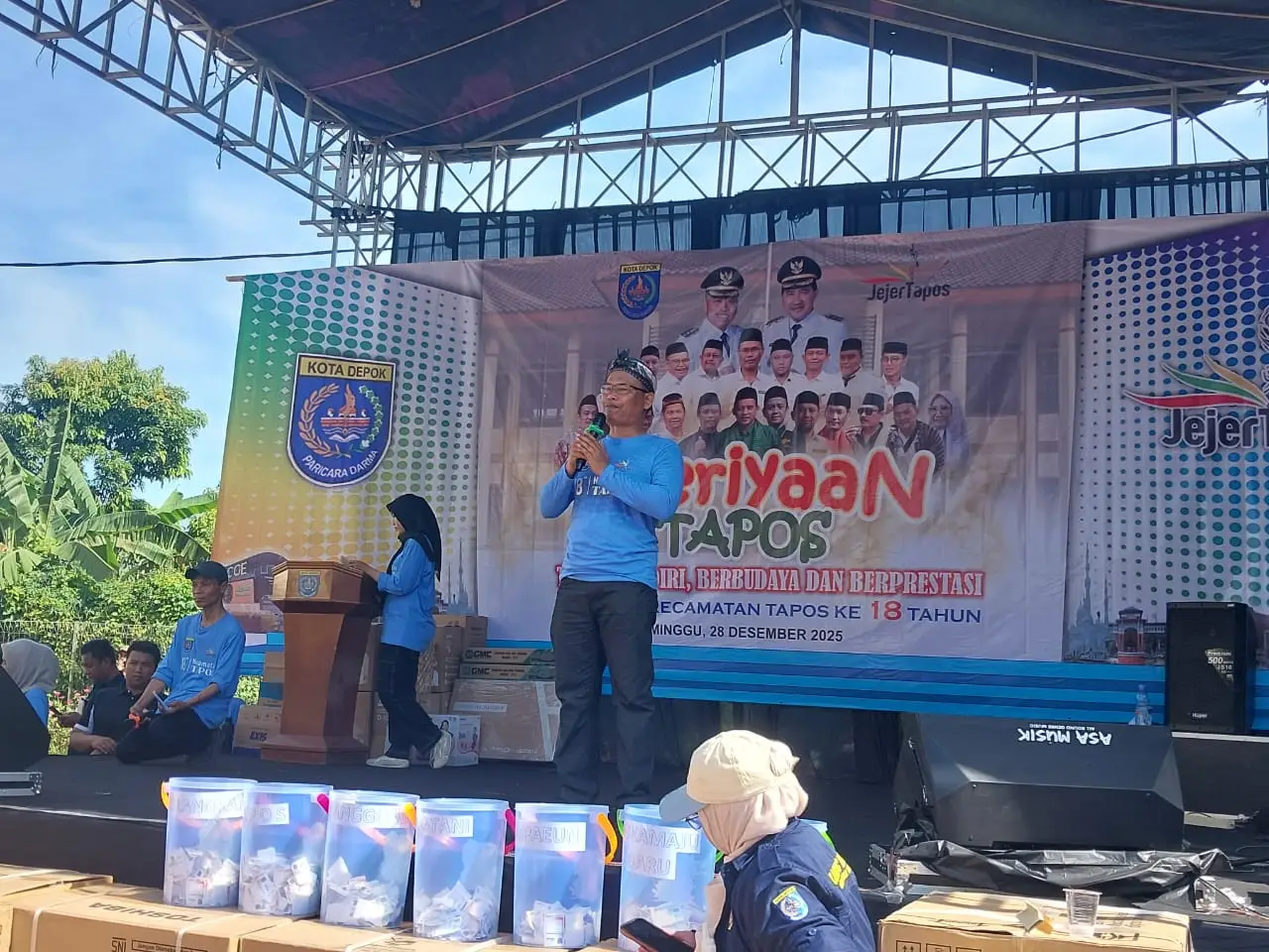 Keriyaan Tapos Jadi Wujud Syukur Warga di HUT ke-18 Kecamatan Tapos