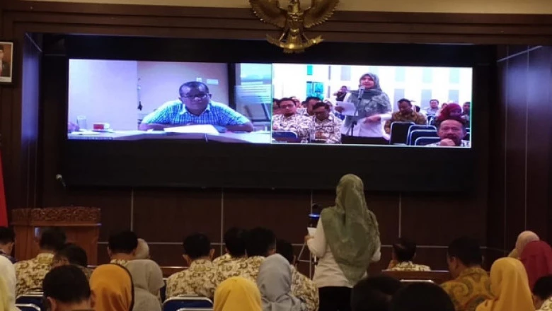 Sosialisasi Perpres Terbaru, Pemkot Gelar Telekonferensi dengan Kemenkeu